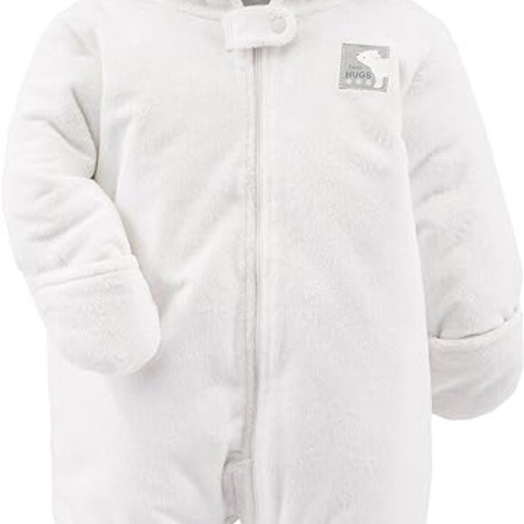 Simple Joys by Carter's Baby Polar Bear Footed Snowsuits, (Size 9-12 months) - Picture 8 of 9